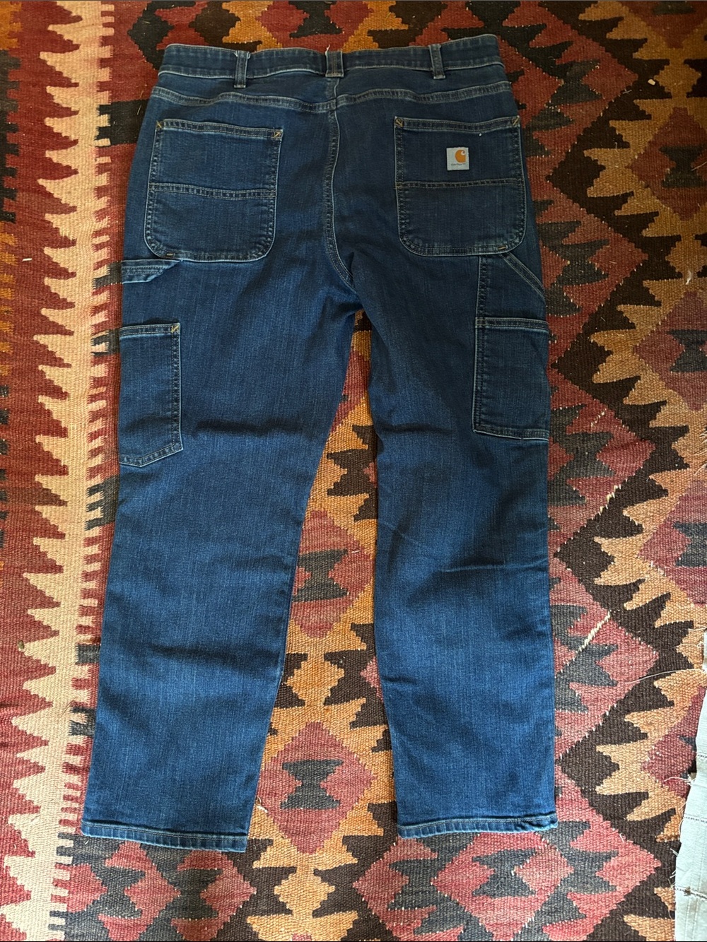 Carhartt Women's Dark Blue Straight Leg Jeans